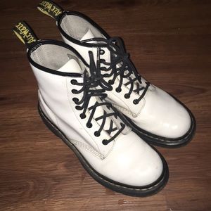 White Dr. Martens